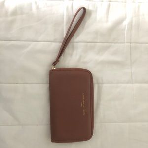 Brown wallet/wristlet